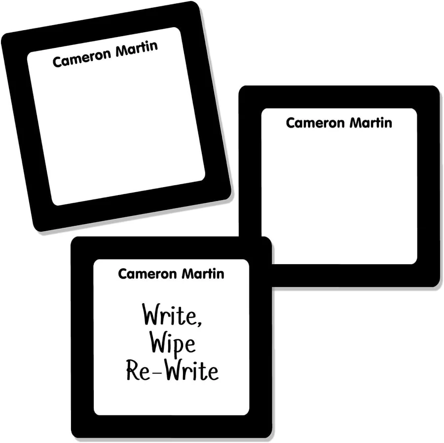 Reusable Write-On Labels Square