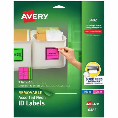 Avery Labels Removable