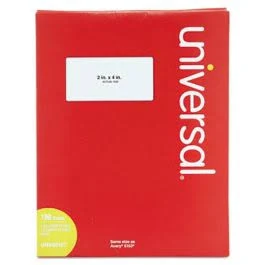 Universal White Labels Inkjet/Laser Printers 2 x 4 UNV80107
