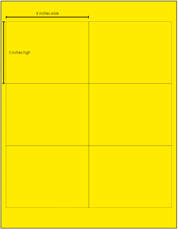 53LP Blank Laser Print Label