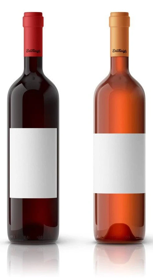 40 Large White Vinyl Waterproof Wine Sheet Labels