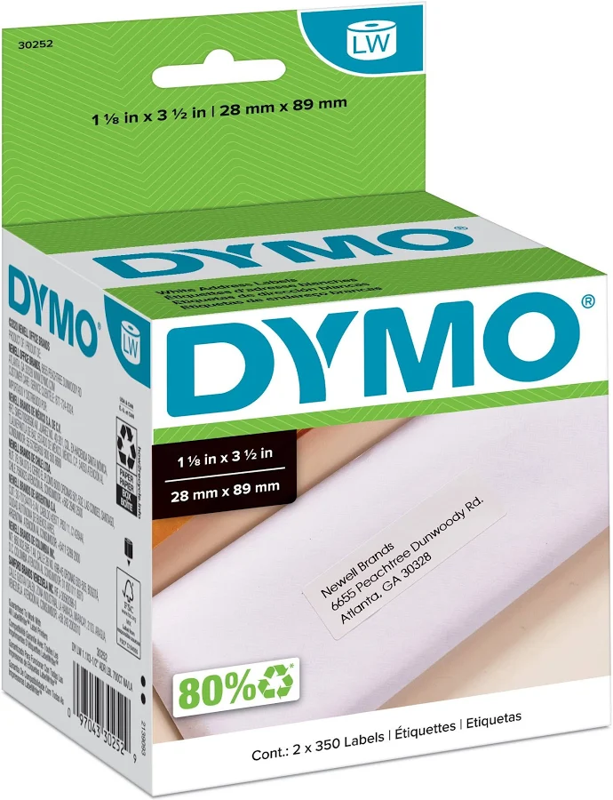 Dymo LabelWriter Address Labels 30252