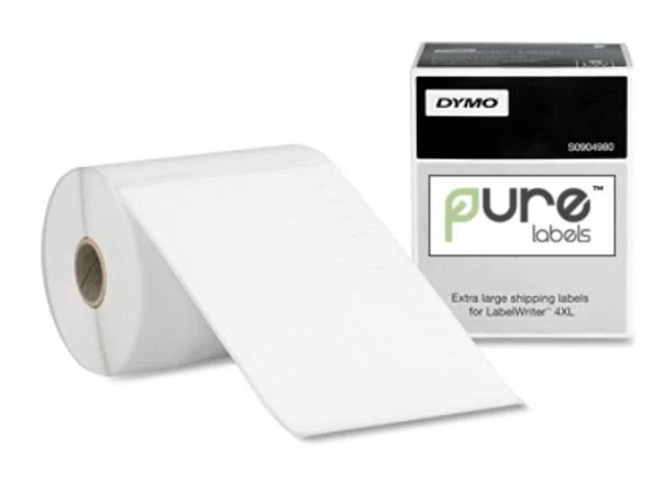 4 x 6" Compostable Rectangle Direct Thermal Shipping Labels