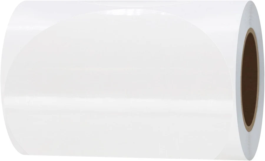 Clear Round Seal Sticker Labels - 4 Inch Circle, 100 Per Roll