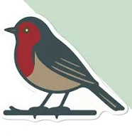 'Robin on a Branch' Premium Vinyl Decal Sticker – Waterproof, Durable & Easy to
