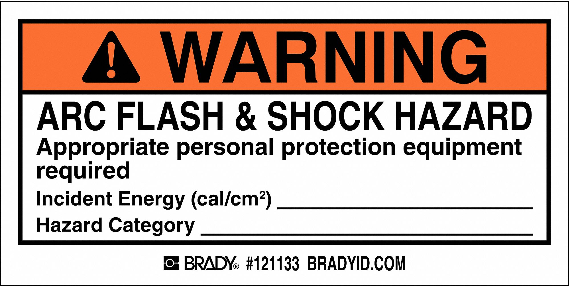 Permanent Adhesive Label: Vinyl, Adhesive Sign Mounting, 2 in x 4 in Nominal Sign Size, 10 PK