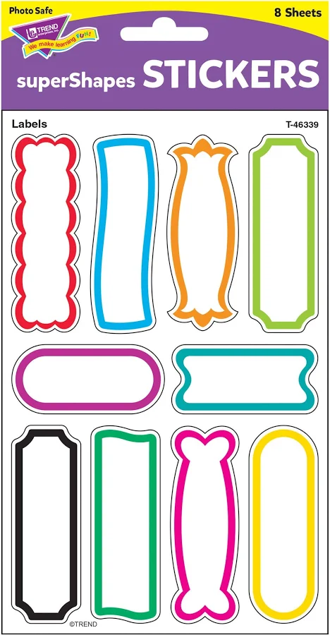 Labels Supershapes Stickers