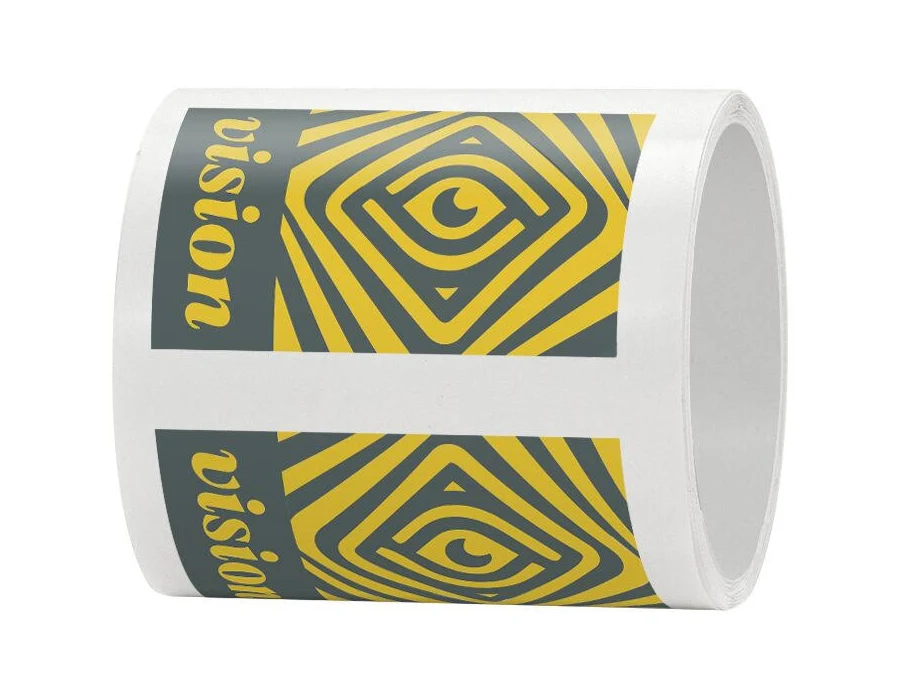 White Promotional Roll Labels 5" x 3" Rectangle Roll Labels