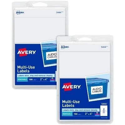 Avery Printable All-Purpose Removable Labels