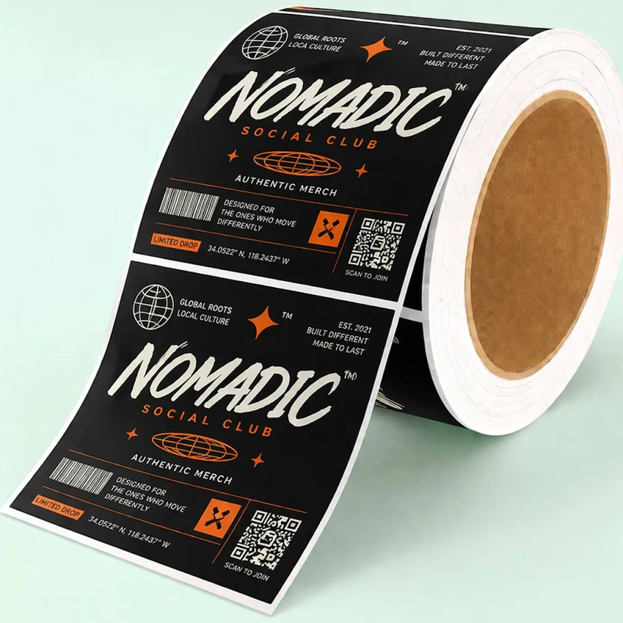 Bulk Custom 2"x2" Roll Sticker - 1000qty
