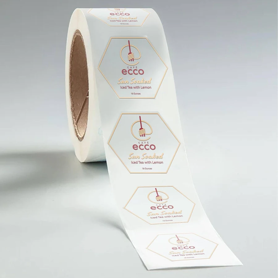 Clear Custom Die Cut Waterproof Canning Jar Labels