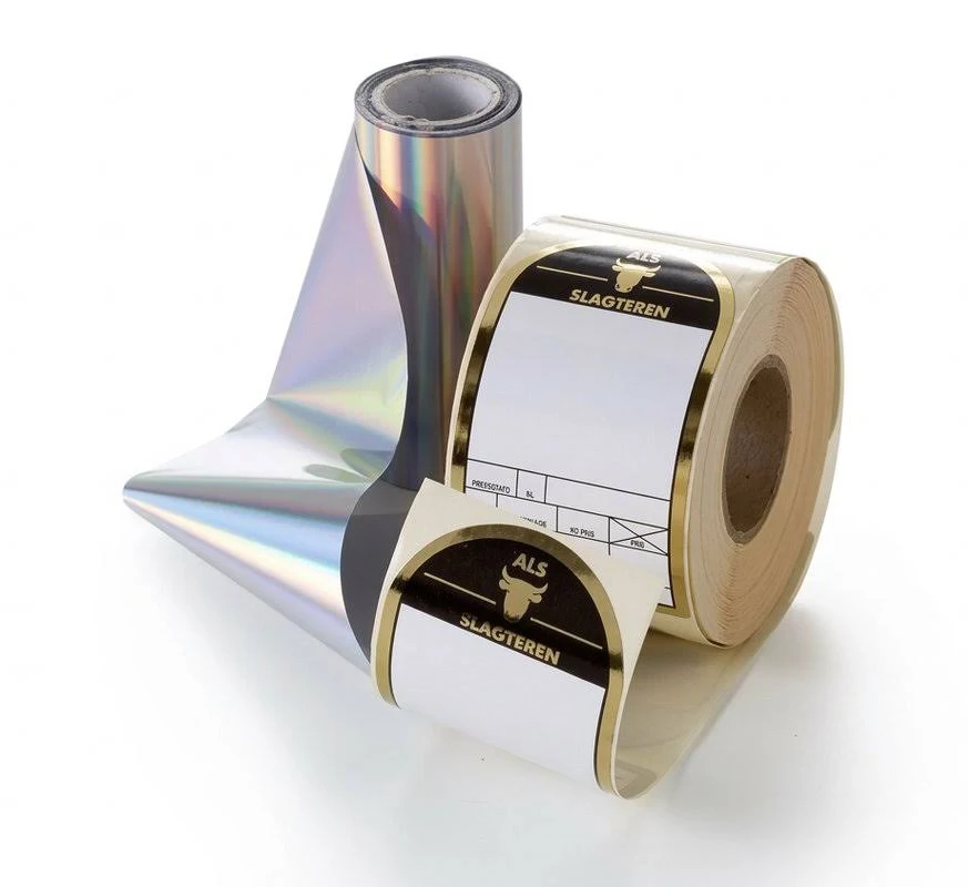 4OVER4 – Custom Metallic Labels – 1.5" x 3.5" – Semi-Gloss Label