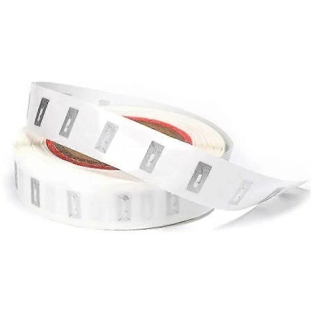 100 Pack NFC Tags Stickers with Ntag213 Chip, 21x11mm Transparent Self-Adhesive NFC Stickers, 13.56 MHz