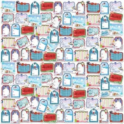 Frosty The Snowman Christmas Labels
