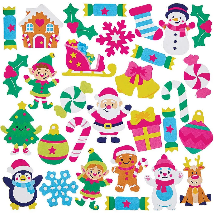 Merry & Bright Christmas Stickers
