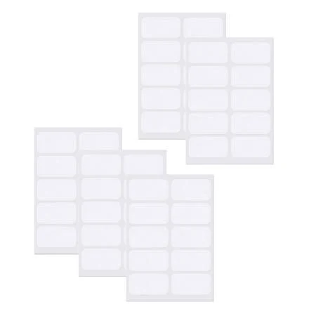 50pcs/pack Handwritten Washable Textiles Markers Not Fade Cloth Stickers No-Iron Clothing Labels for Apparel Sorting, Small