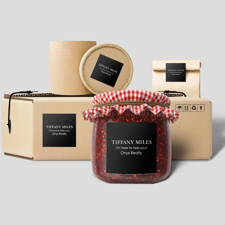 Solid Black Label - Labels - 120 ct