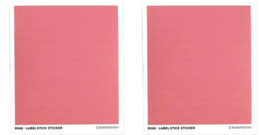 2pcs Label Sticker Set