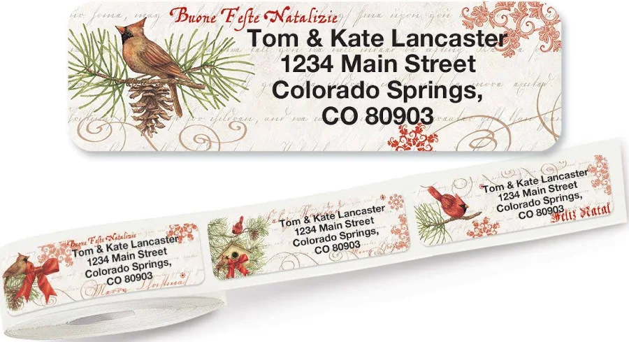 Joyelle Rolled Address Labels - Roll of 250