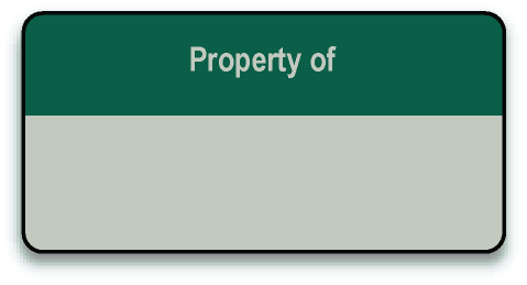 Aluminum Foil Asset Tags