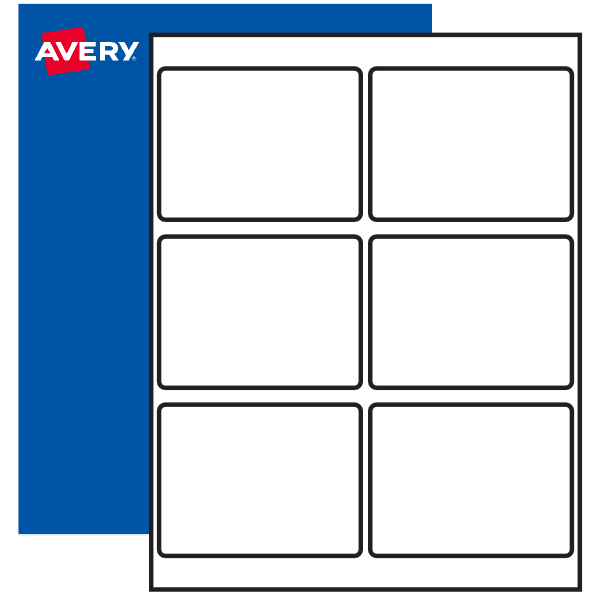 Blank Rectangle Labels