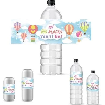 Ph 30pcs Waterproof Water Bottle Labels