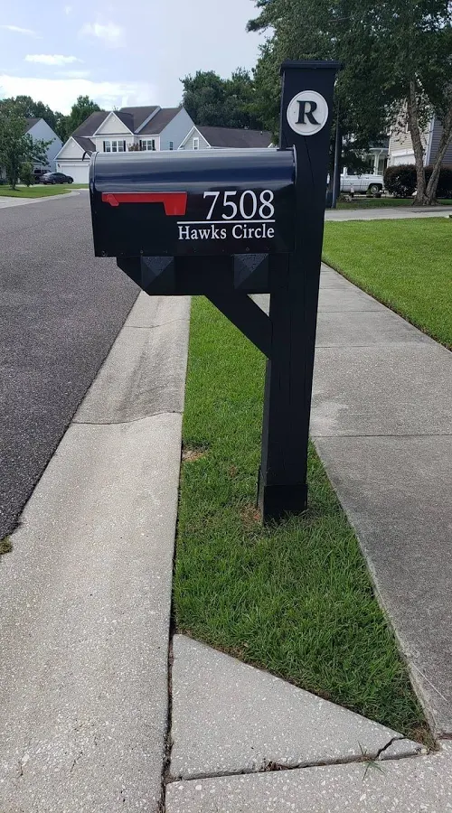 Mailbox decal One Front