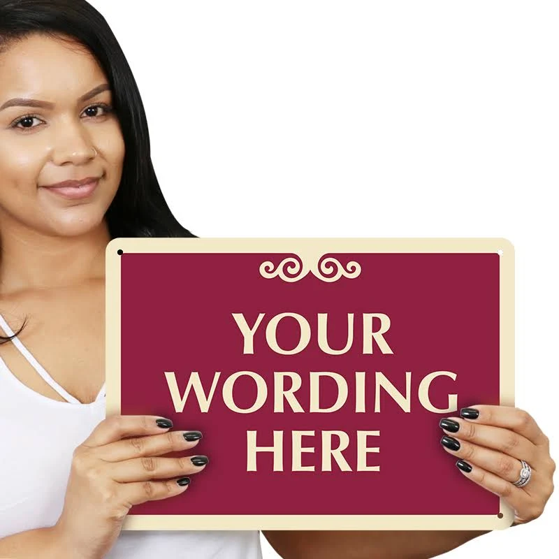 Custom Blank Decorative Sign