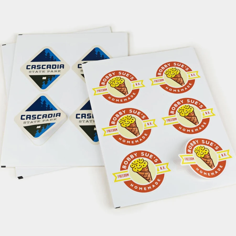 Custom Die Cut Sheet Labels - Quantity 50