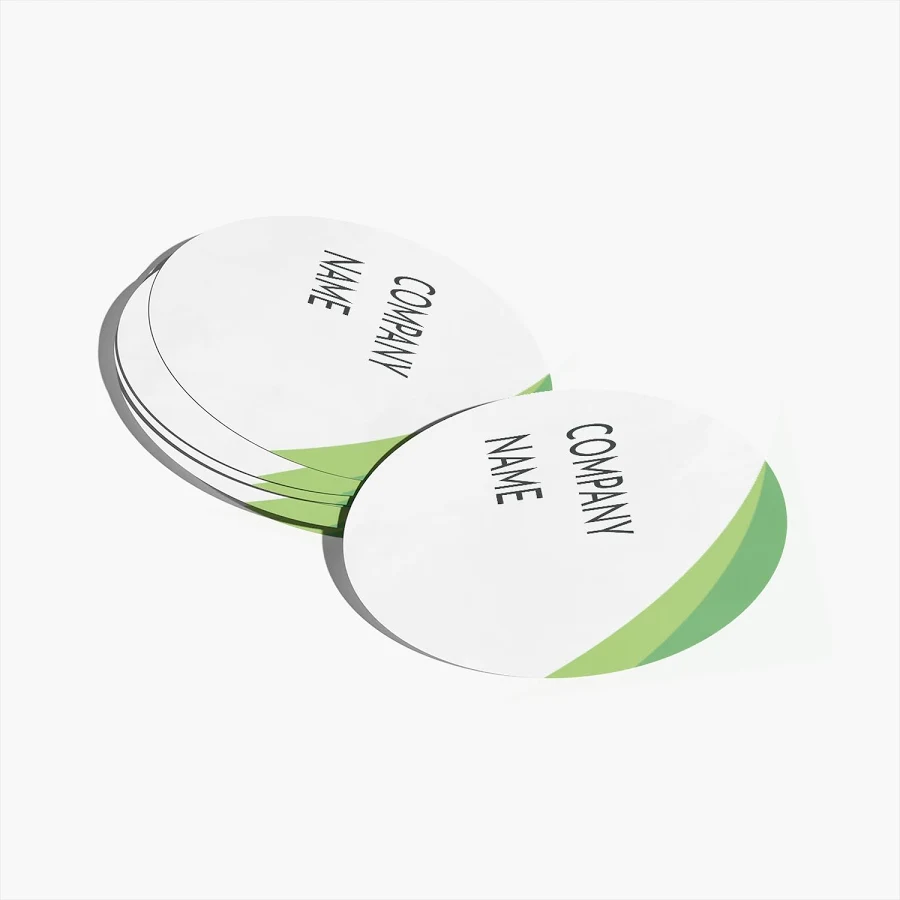 Custom Soft Touch Stickers | 1"x2" | White, Gray and Cream | VistaPrint | Design: White, Health & Wellness, Business Services, Styles & Themes