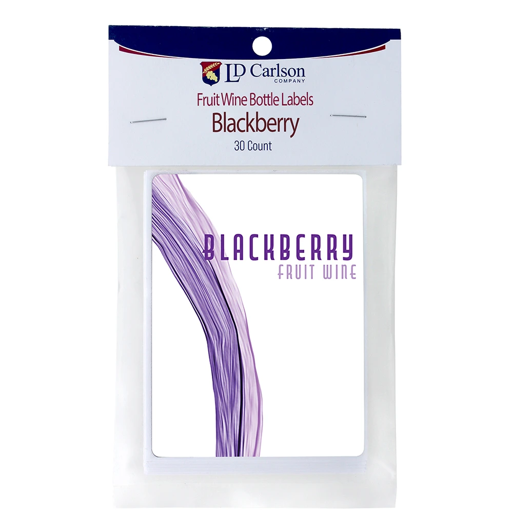 Blackberry Fruit wine Labels 30/Pack Fruit Labels Collection