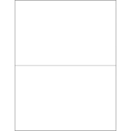 Tape Logic 8 1/2 x 5 1/2" White Rectangle Laser Labels LL135MC