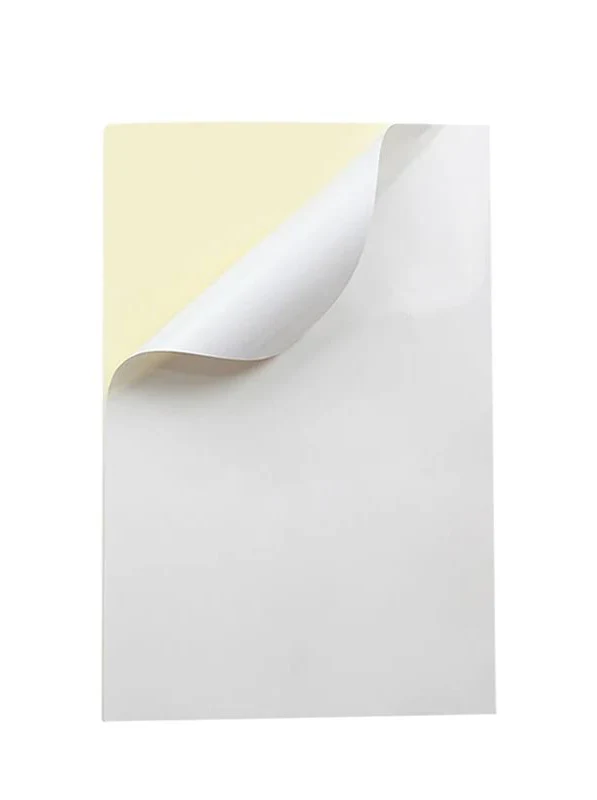 A4 White Self-Adhesive Paper A5 Sticker Label Paper Matte Glossy Surface Paper Sheet for Laser