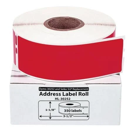 Houselabels Compatible Dymo 30252 Address Labels strong permanent adhesive
