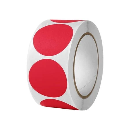 1 Inch Colored Dot Stickers - 500 Pcs Self-Adhesive Round Labels for DIY Crafts, Scrapbooking, Gift Wrapping & Home Organization, Size: 2.01 x 2.01 x 
