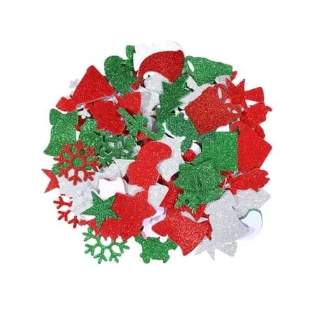 Be-tool DIY Glitter Christmas Foam Stickers
