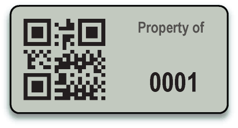 3-mil Flexible Anodized Aluminum Foil Asset Labels