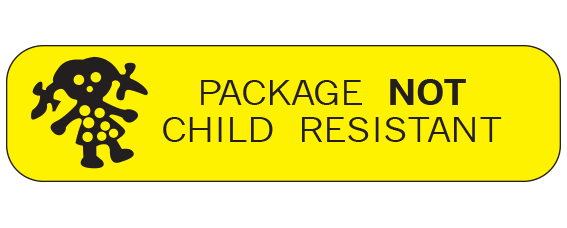 A-92D | Pharmacy Auxiliary Labels for Prescription Containers - English Version