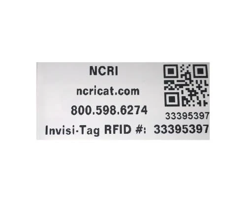 All Surface RFID Tag (Customized with Company name and phone number)combines the ability to work on BOTH Metal & NON-Metal surfaces. Size: 2.75" x 0.