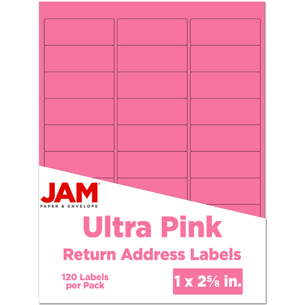 JAM Paper Mailing Address Labels 2 5/8" x 1