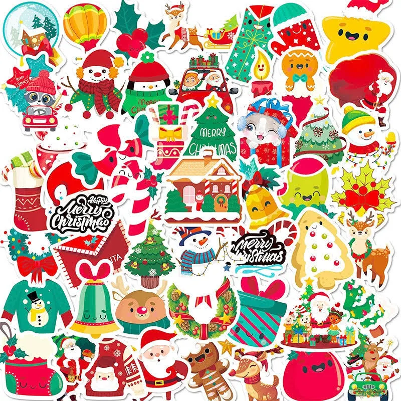 Stamprints Autocollants de Noël en vinyle festif