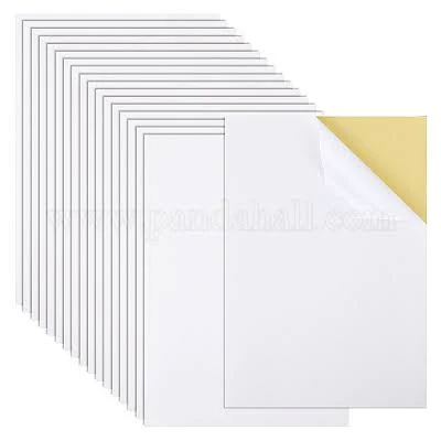 100 Sheets A4 Self-Adhesive Printable Sticker Paper for Laser & Inkjet Printers