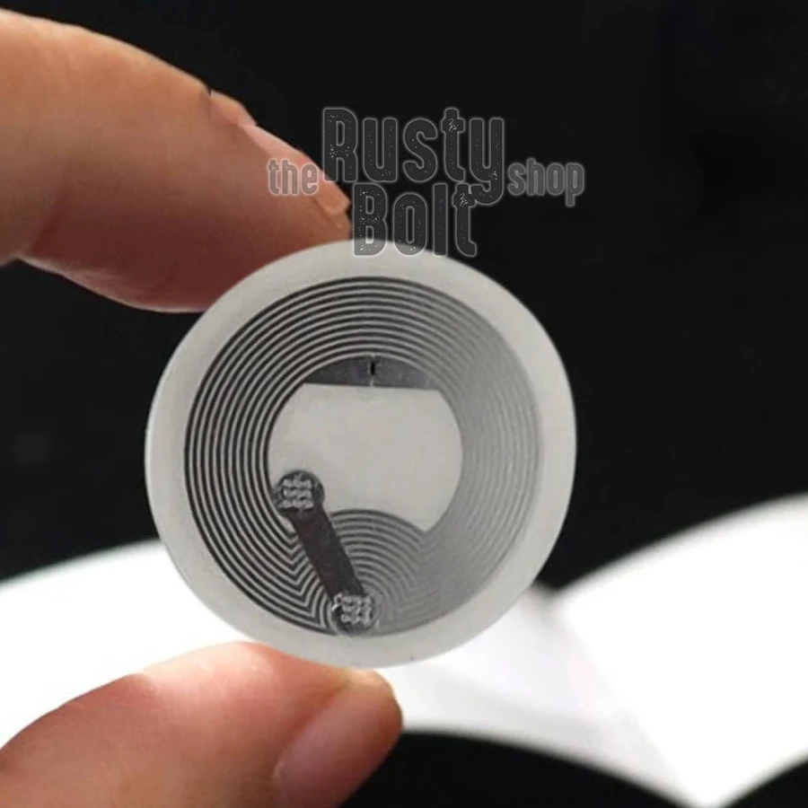 5, 10 Qty - Nfc Tags Sticker Ntag215 Chip, 25mm Round, White Circle,