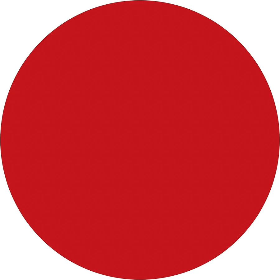 3" Red Inventory Circle Labels