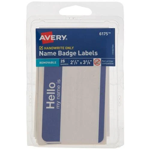 Name Badge Labels