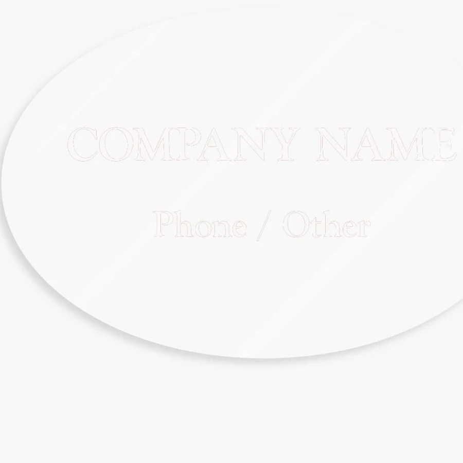 Custom Front Adhesive Stickers | White, Gray and Cream | VistaPrint | Design: White, Food & Beverage, Carpentry & Woodworking