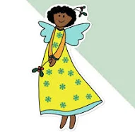 'Mistletoe Angel' Premium Vinyl Decal Sticker – Waterproof, Durable & Easy To Ap