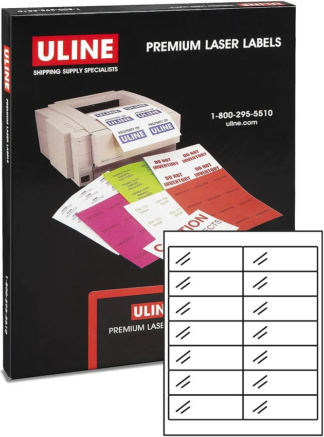 ULINE Laser Labels