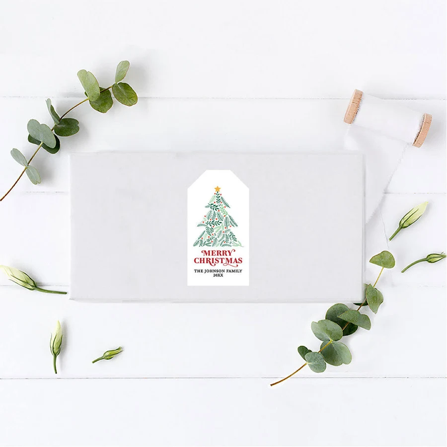 The Holiday Aisle Self-Adhesive Christmas Gift Tag Labels