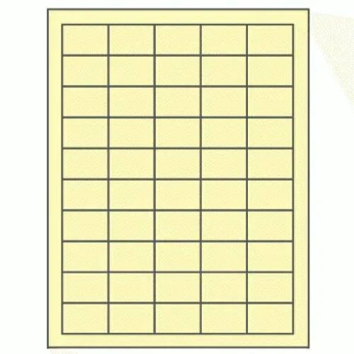 1" x 1.5" Rectangle Inkjet/Laser Labels